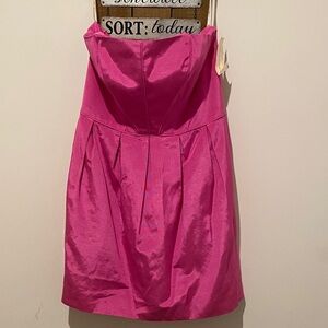 Shoshanna Pink Strapless Dress